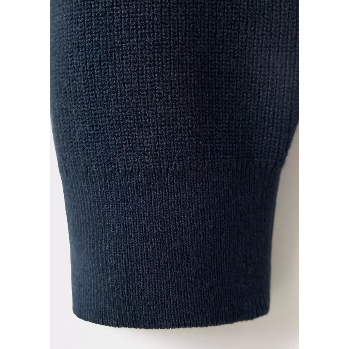 Cardigan 100 % coton zippé bleu marine, MANGO MAN