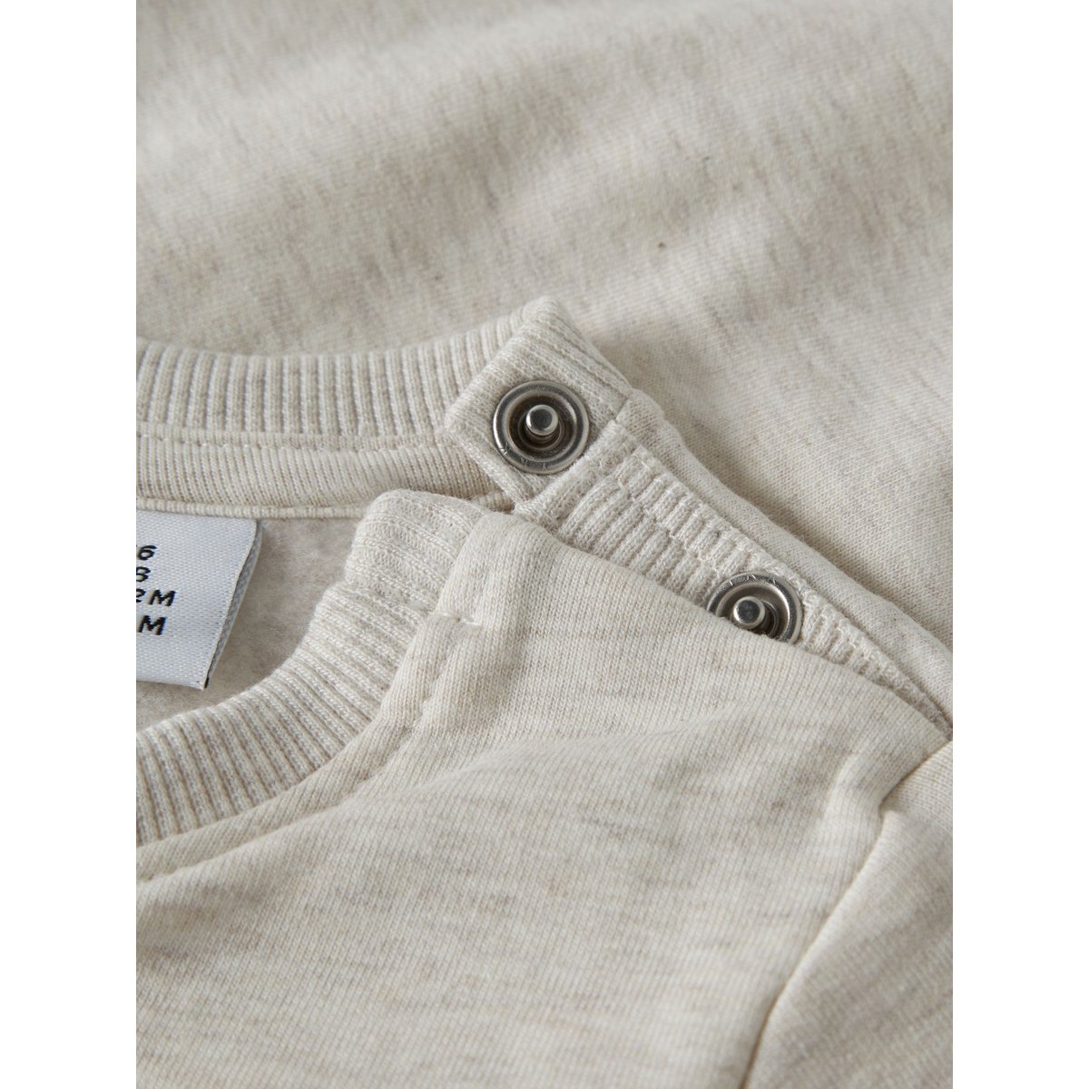 Sweat-Shirt blanc - peyote melange1, NAME IT