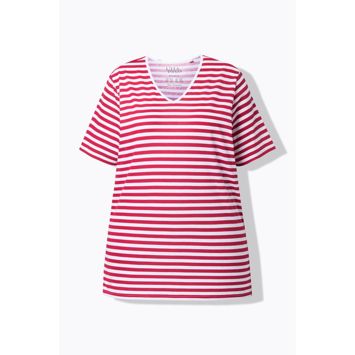 T-shirt rayé, coupe Relaxed Fit litchi, ULLA POPKEN