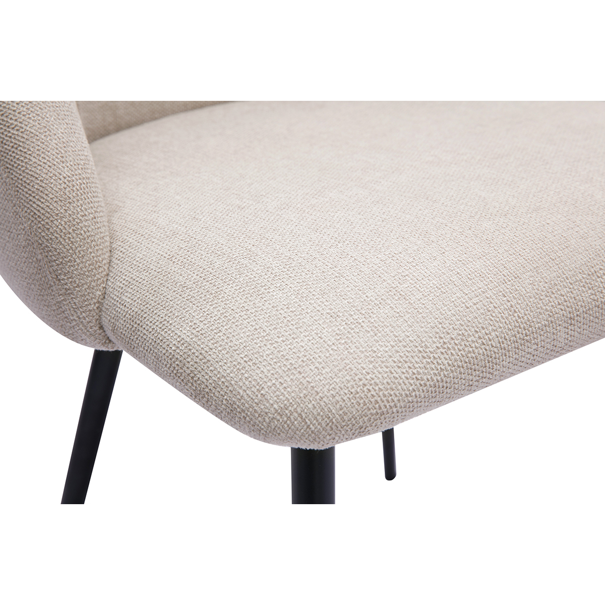 Chaises design (lot de 2) HIGGINS beige, MILIBOO