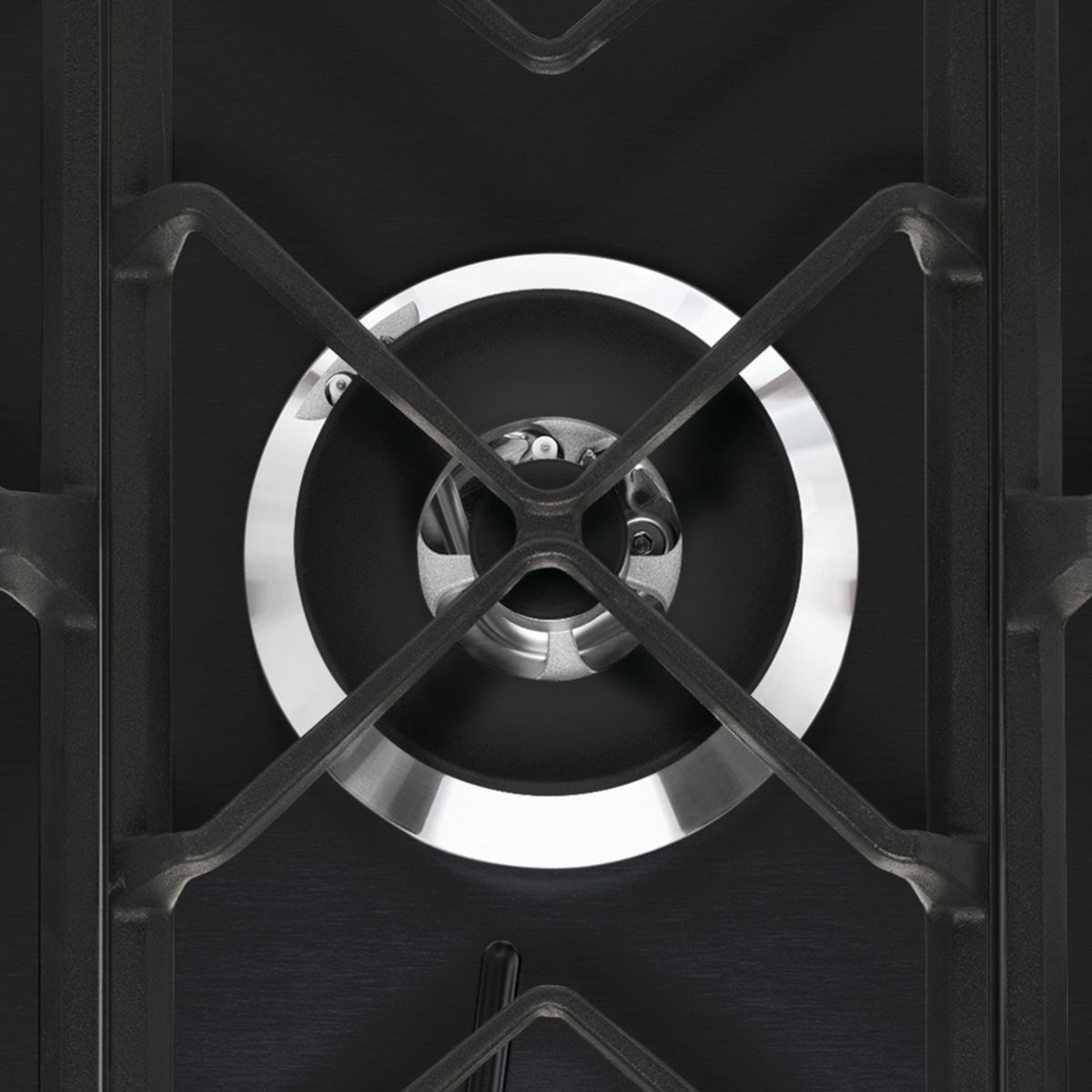 Plaque gaz SR975NGH noir, SMEG