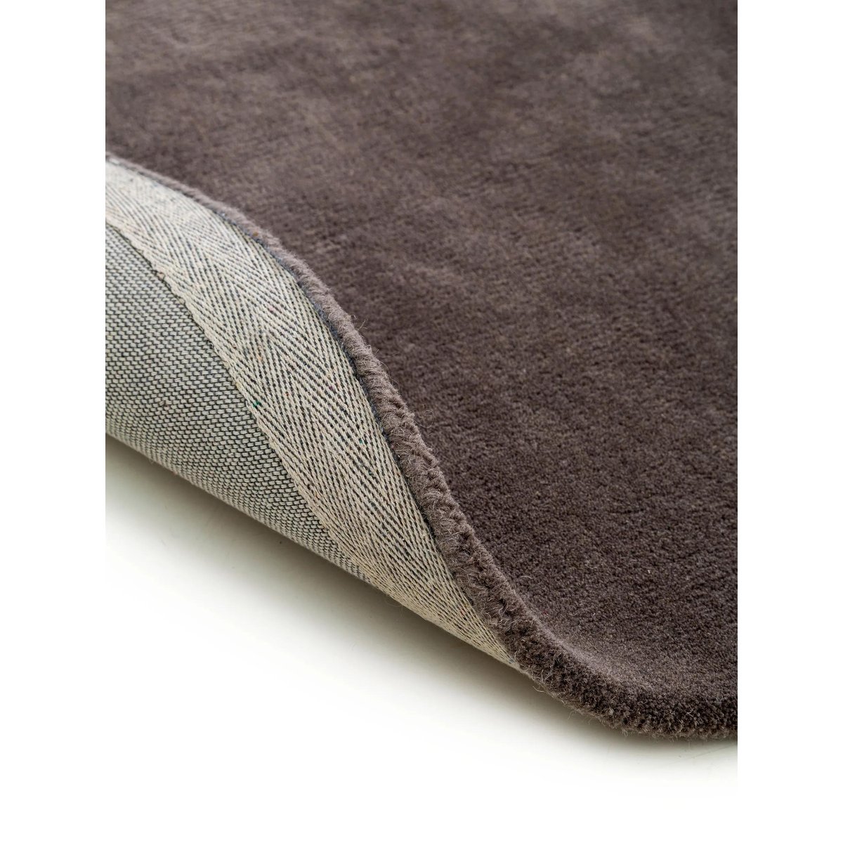 Tapis de laine tufté main SHAPE taupe, BENUTA