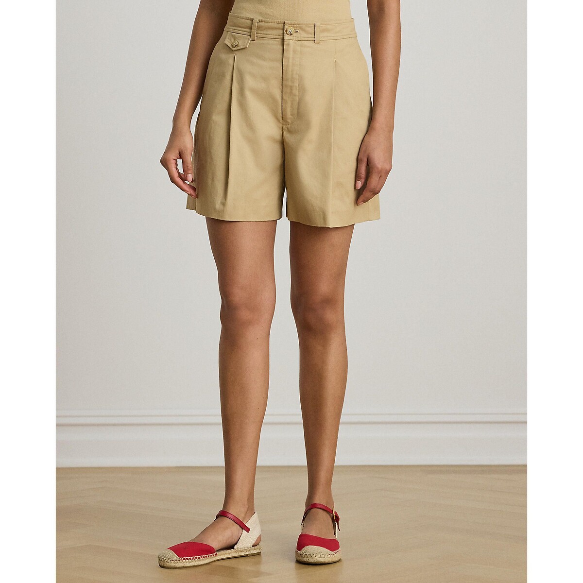 Short chino à pinces beige, LAUREN RALPH LAUREN