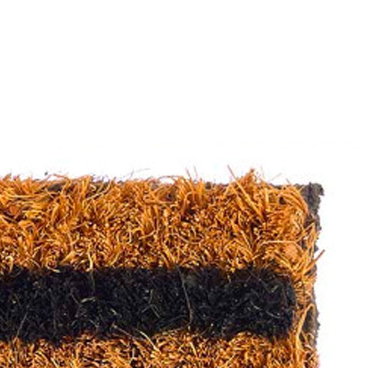 Paillasson coco marron et noir 60x40x1cm marron, WADIGA