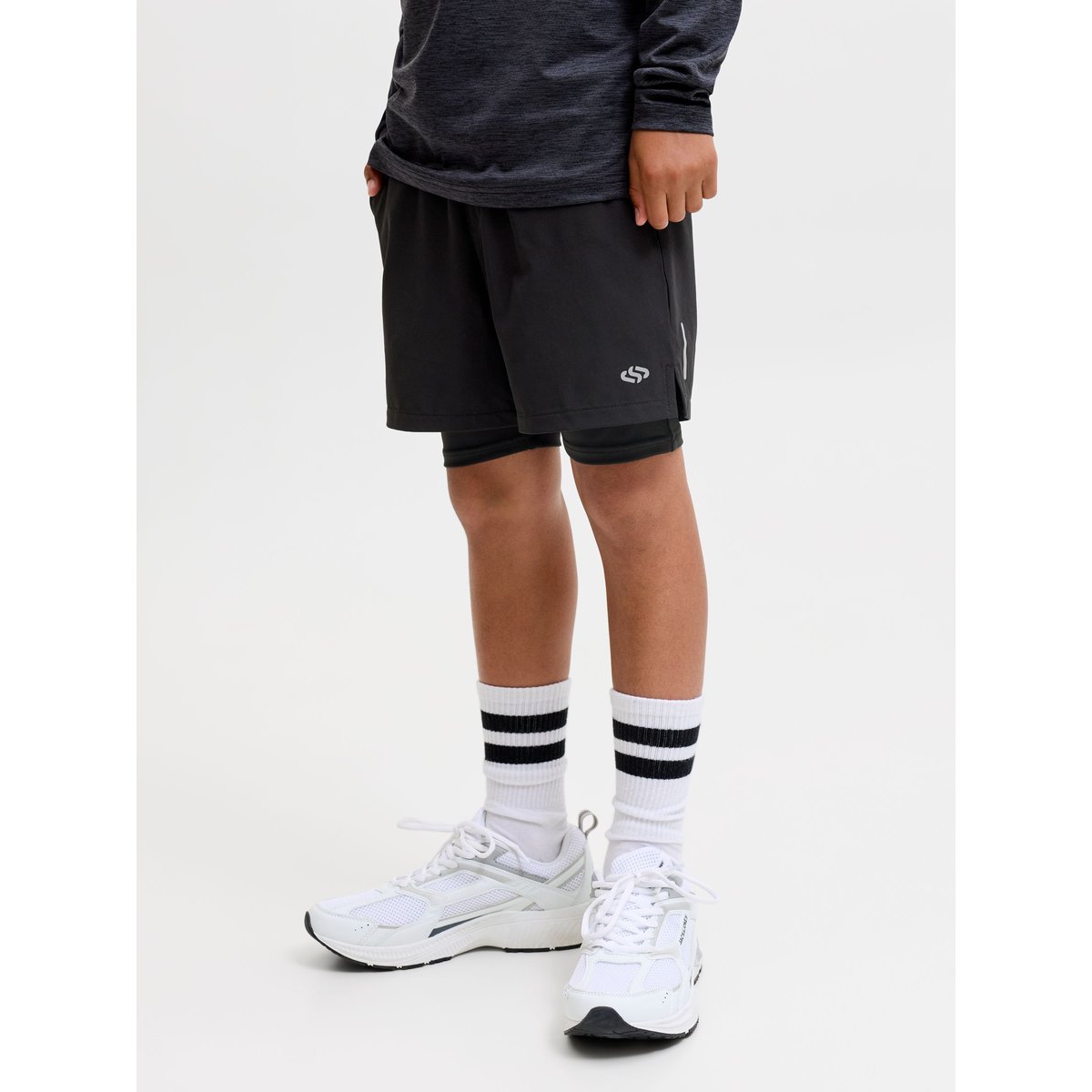 Short D'entraînement noire - black, JACK & JONES JUNIOR