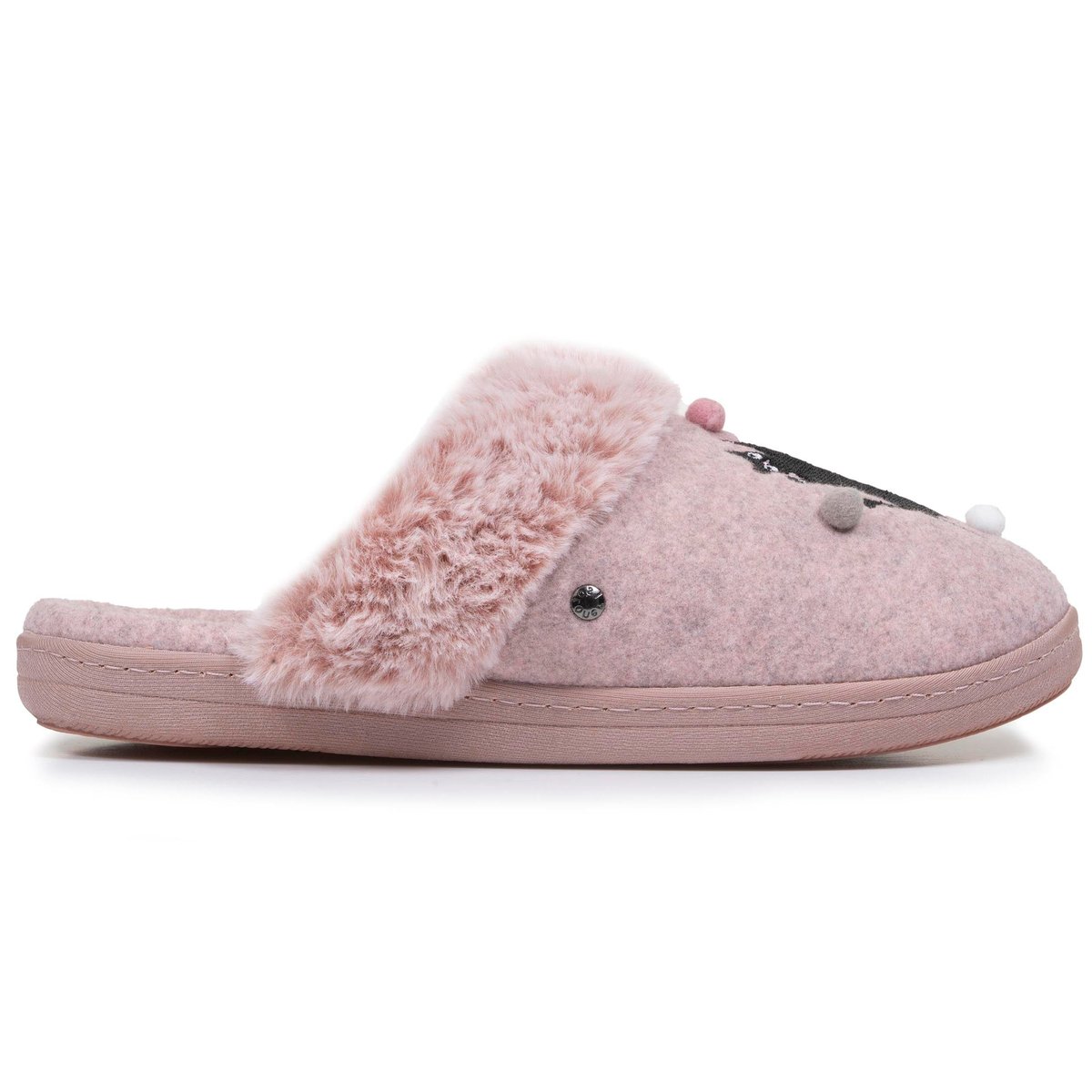 Chaussons Mules rose, ISOTONER