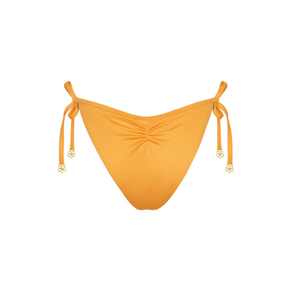 Bas maillot slip de bain taille basse KARPATHOS jaune, LISCA