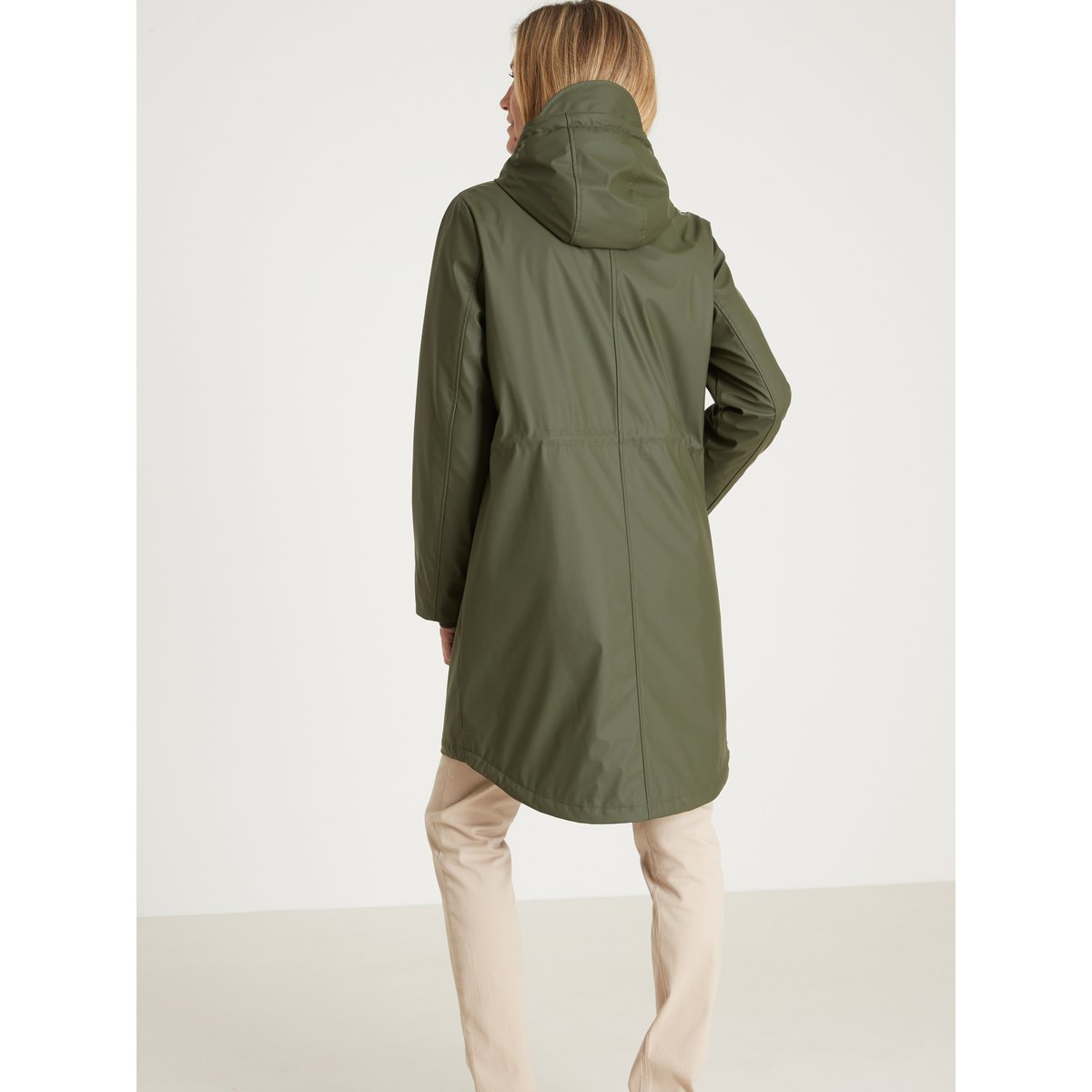 Parka imperméable doublée et matelassée kaki, DAXON