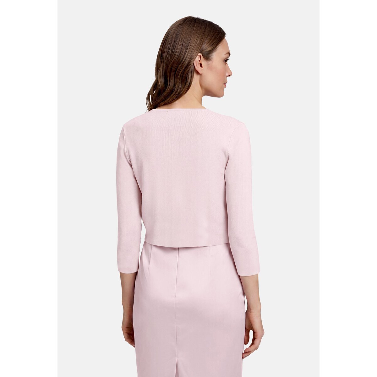 Boléro en maille à manches longues foggy rose, VERA MONT