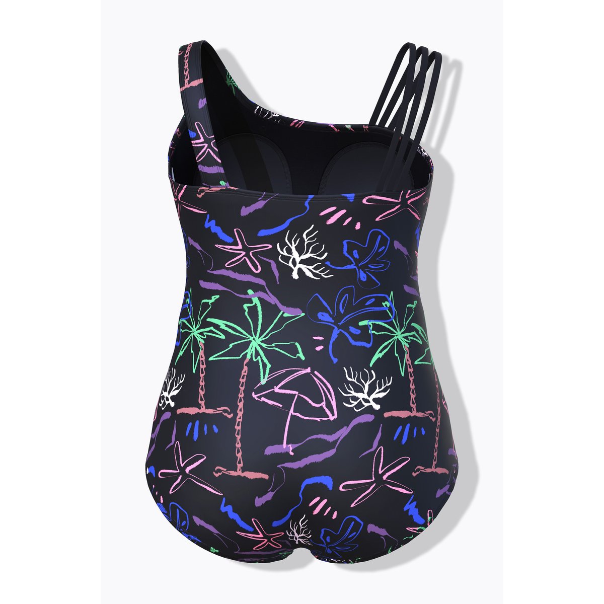 Maillot de bain avec bonnets souples noir, ULLA POPKEN