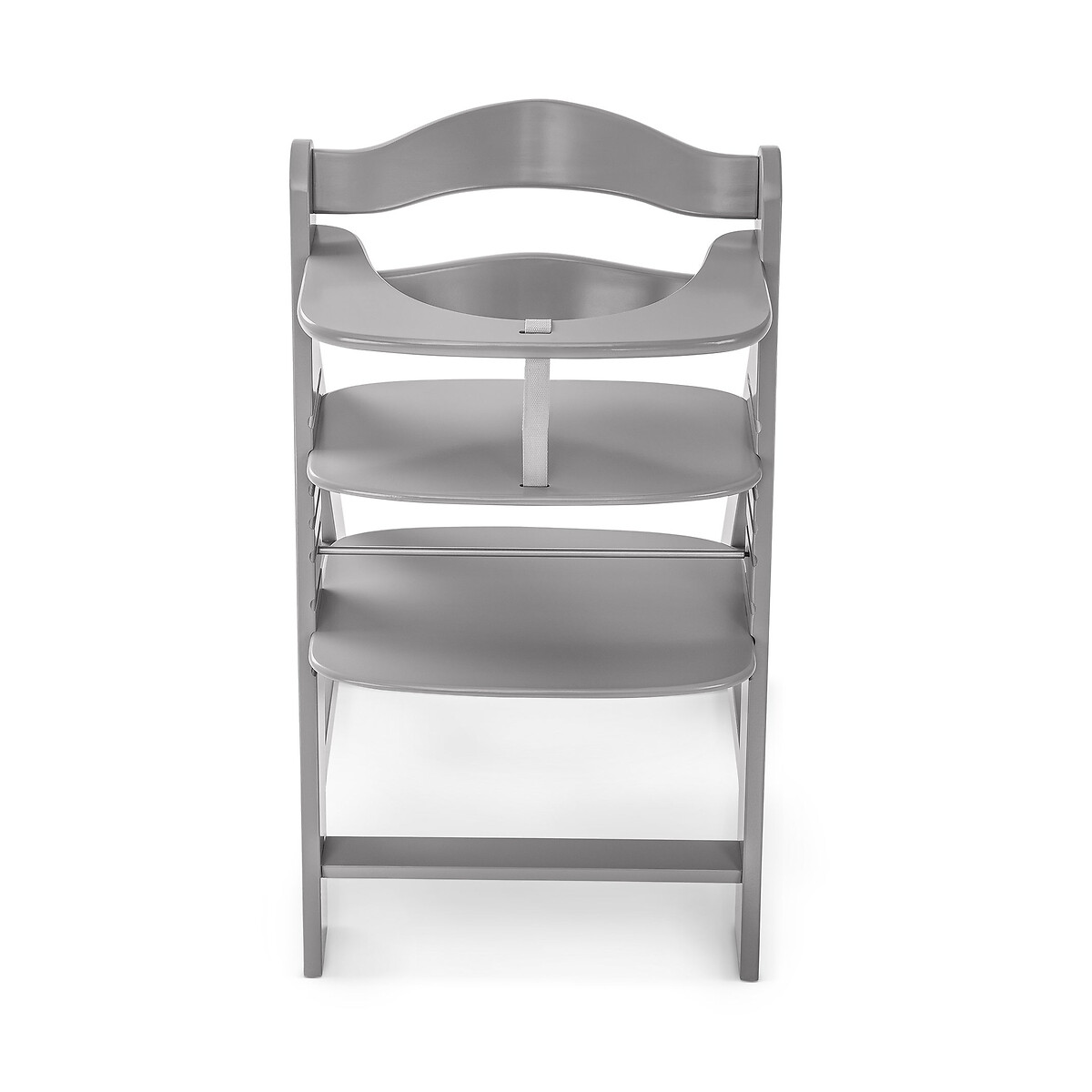 Alpha + Wooden Highchair - Grey grey, HAUCK