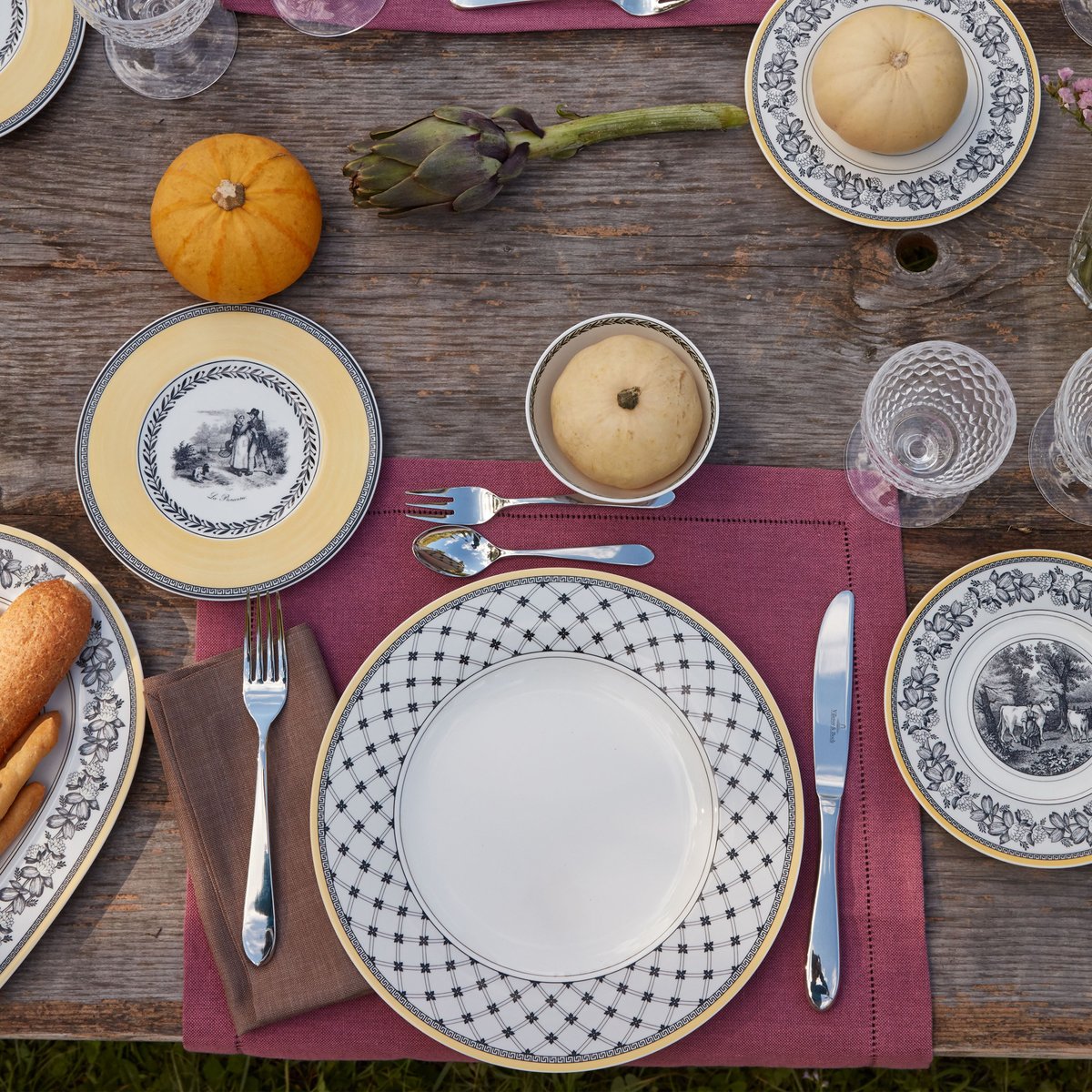 Assiette Plate AUDUN multicolore, VILLEROY & BOCH
