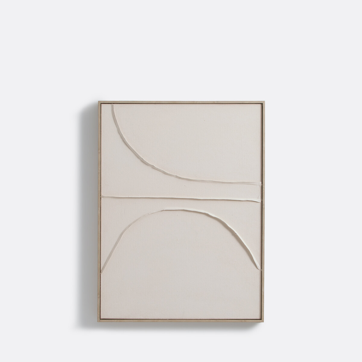 Tableau en lin 60 x 80 cm, Olymo beige, LA REDOUTE INTERIEURS
