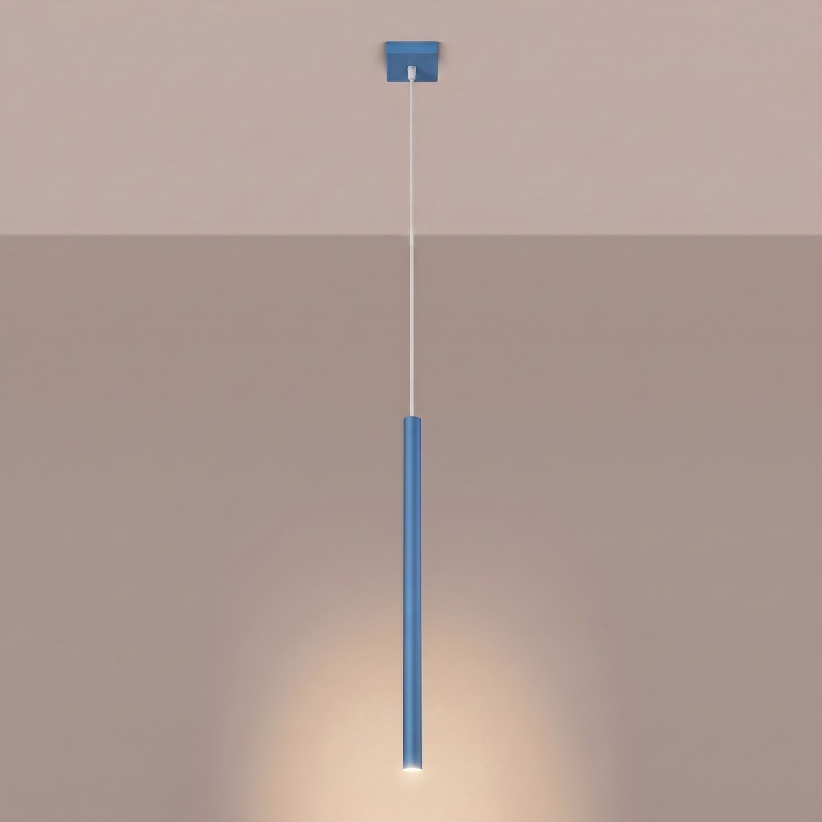 Suspension Acier Bleu G9 1 PASTELO bleu, EDEN
