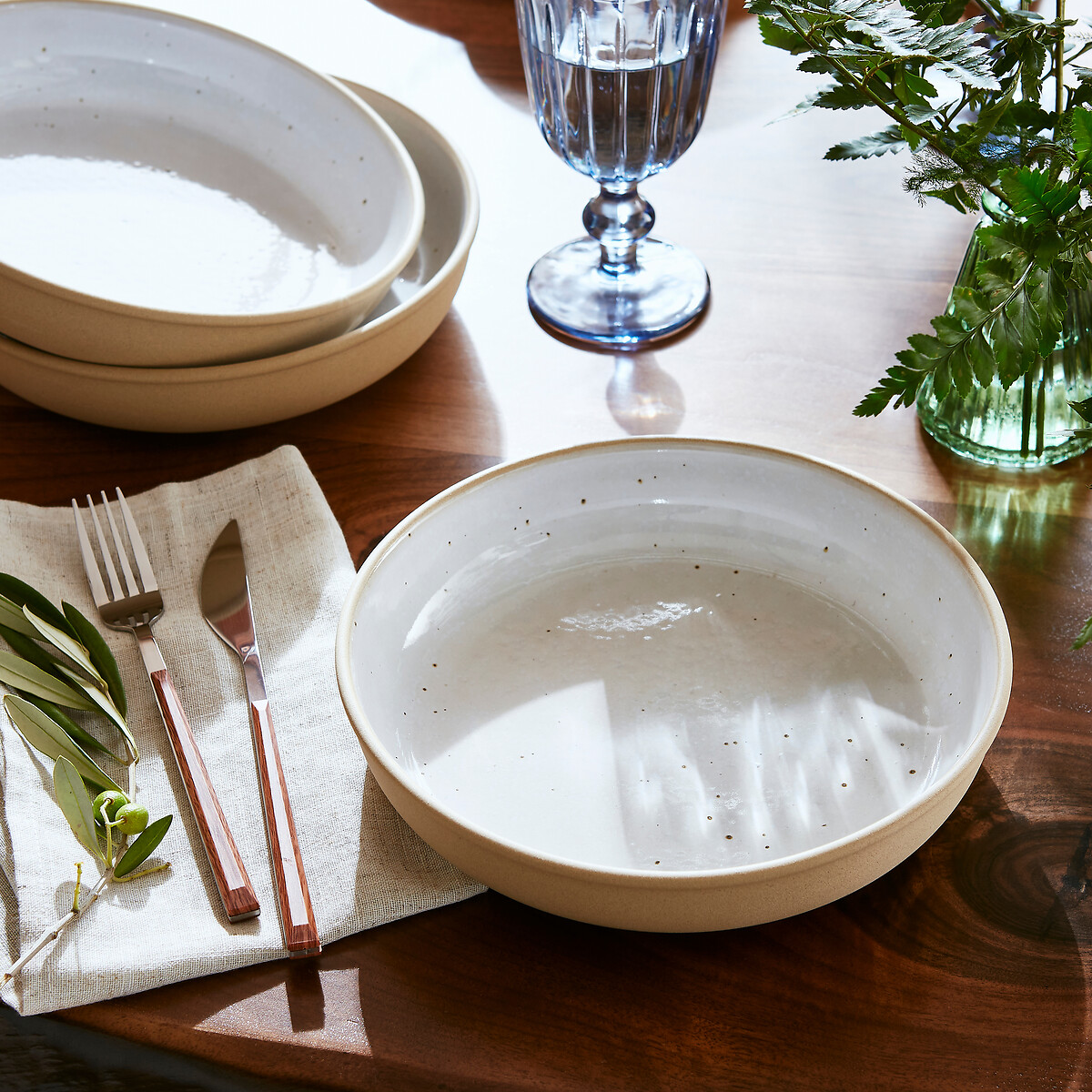 Set of 4 Minerals Pasta Bowl white, PORTMEIRION
