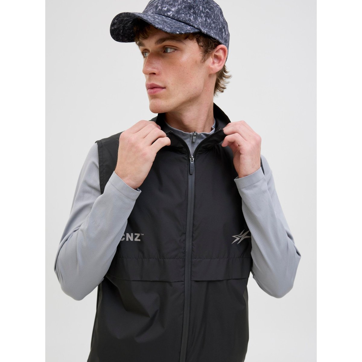 Gilet black 1, JACK & JONES