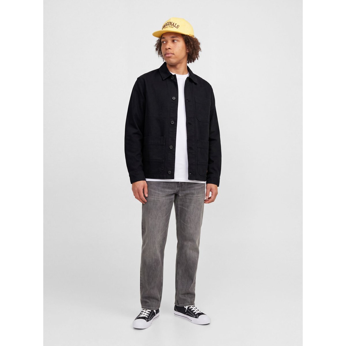Surchemise black 1, JACK & JONES