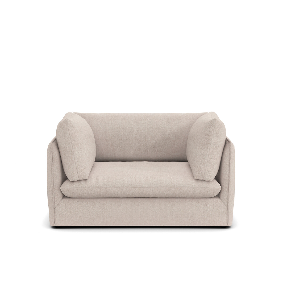 Élément fauteuil XL pour canapé modulable, en polyester chiné, MALO bronze, LA REDOUTE INTERIEURS