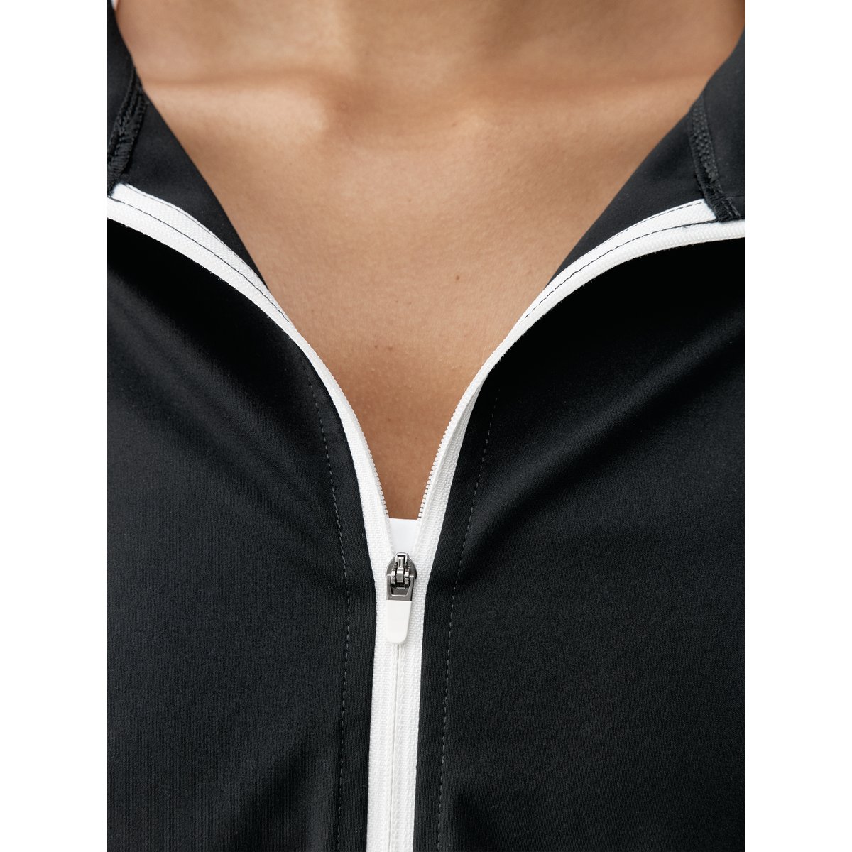 Veste de sport zippée Performance Athleisure URBAN noir, BORN