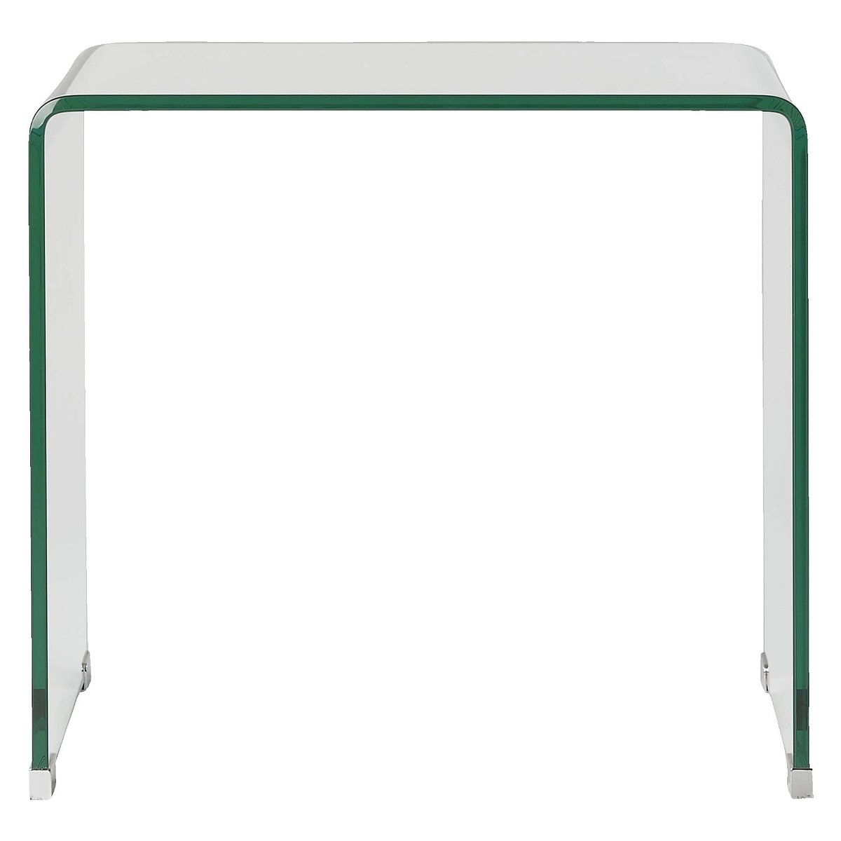 Table d'appoint verre trempé GALA transparent, HABITAT