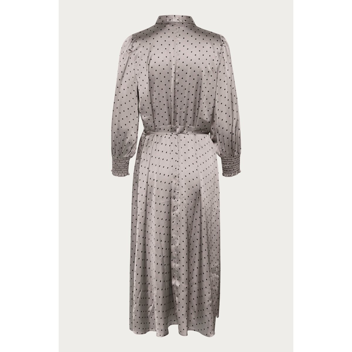 Dress gris steeple gray black dot, KAFFE