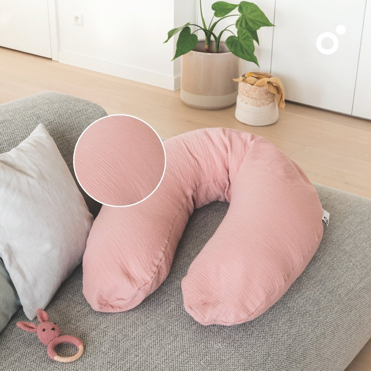 Coussin de maternité Comfy Big Tetra rose, BABYMOOV