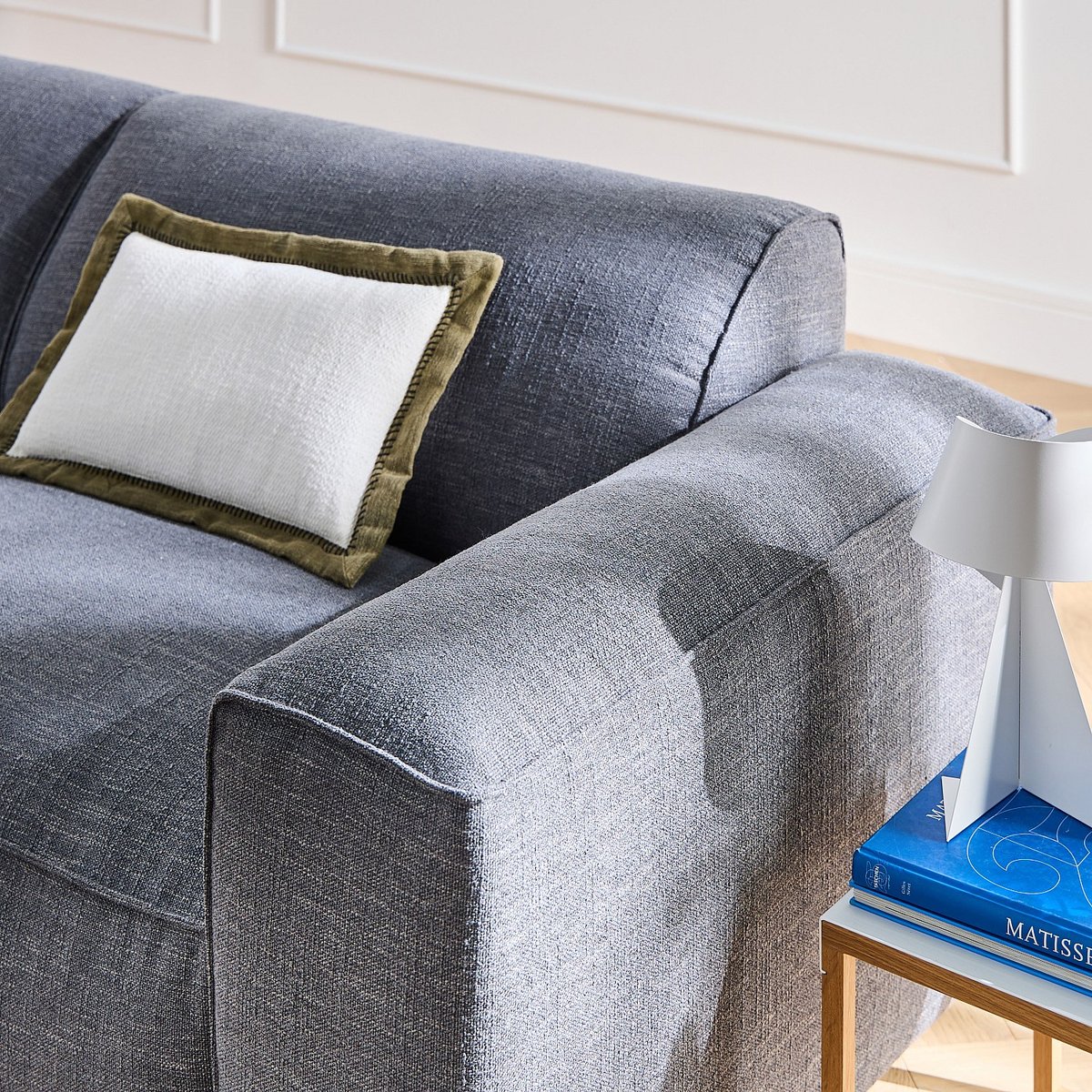 Canapé en tissu bouclette courte Mira POSADA ll bleu, HABITAT