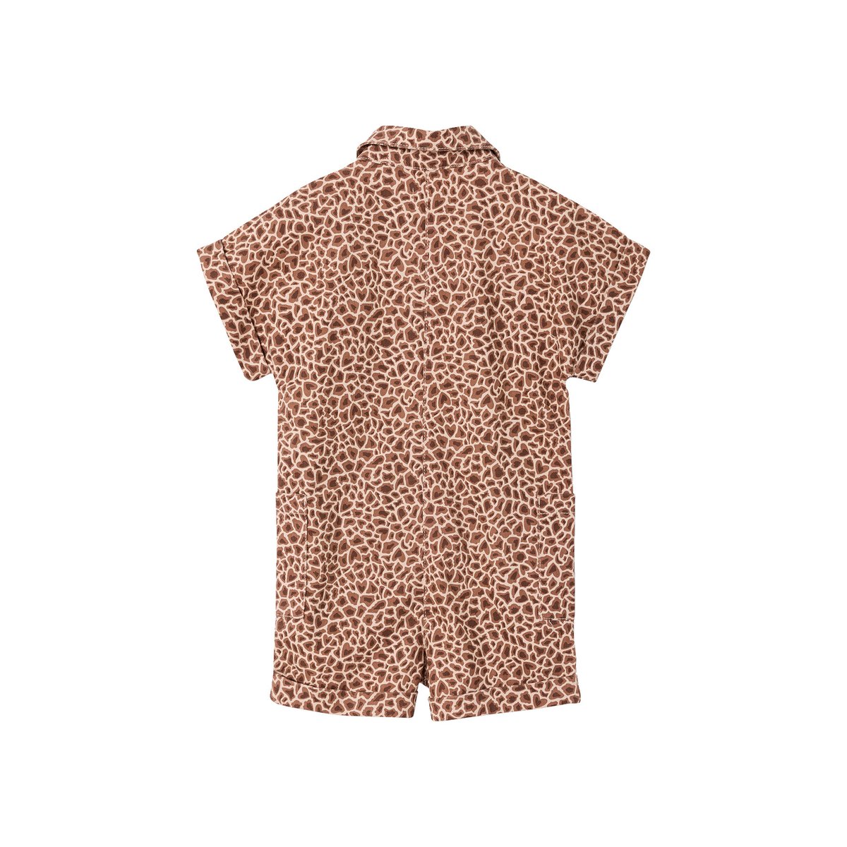 Combi short twill coton beige, VERTBAUDET