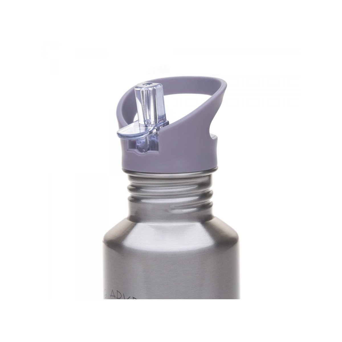 Gourde en inox violet, argenté, LASSIG