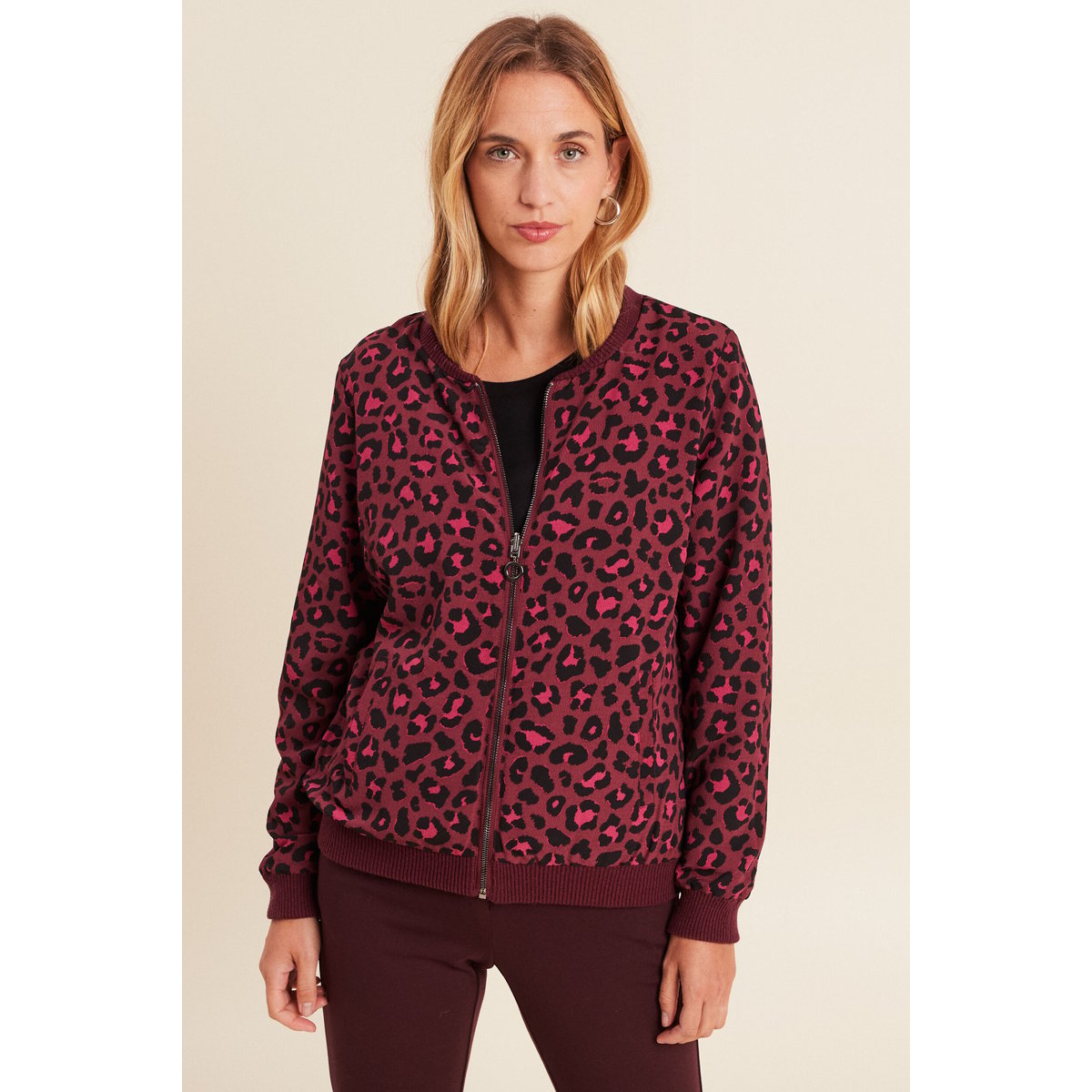 Gilet manches longues bordeaux, BREAL