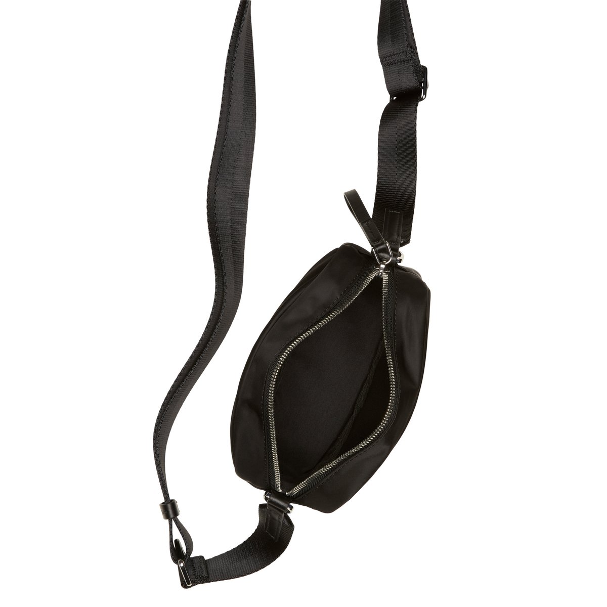 Sac à bandoulière xs en matériau recyclé noir, MARC O'POLO