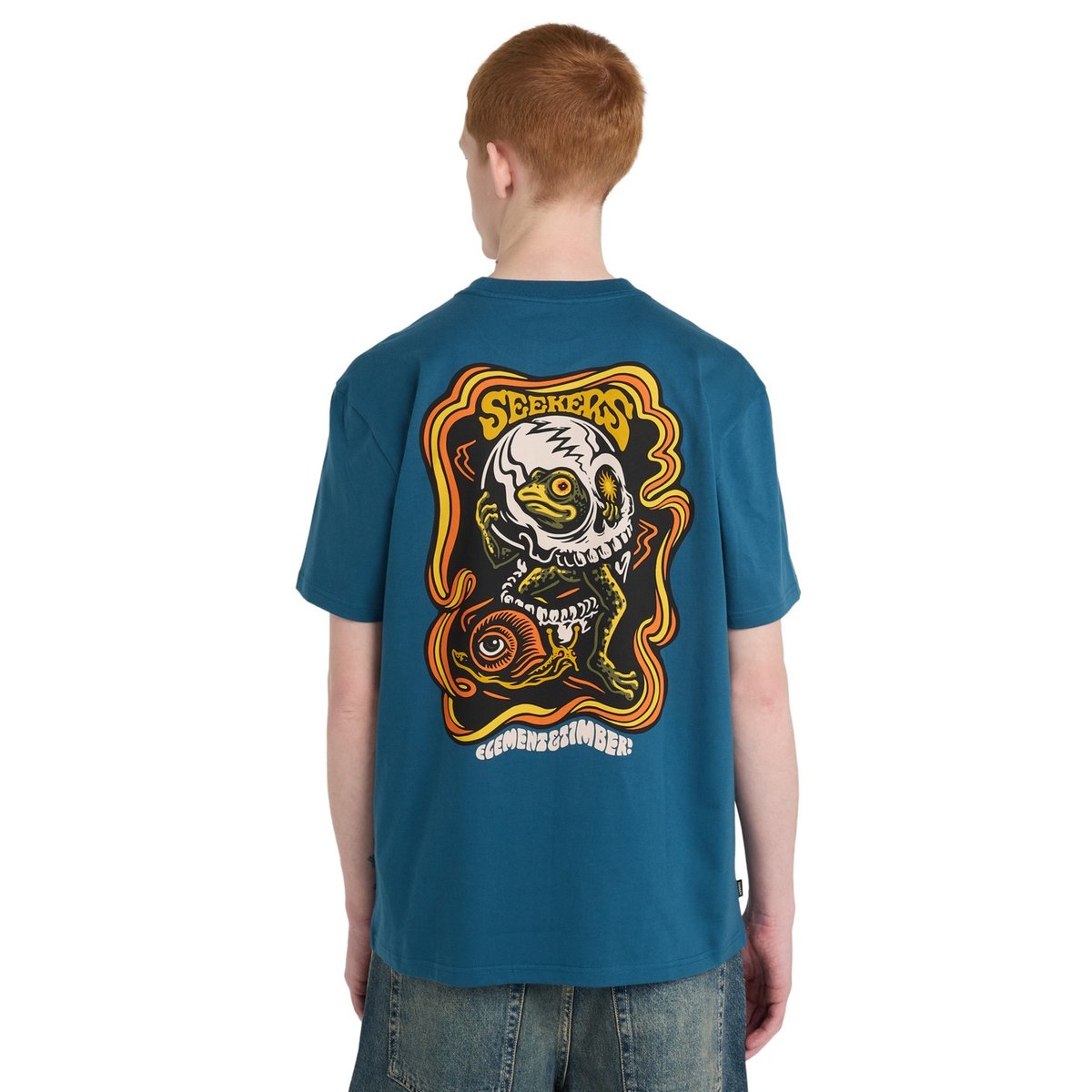 T-Shirt à manches courtes TIMBER HERMIT bleu mallard blue, ELEMENT