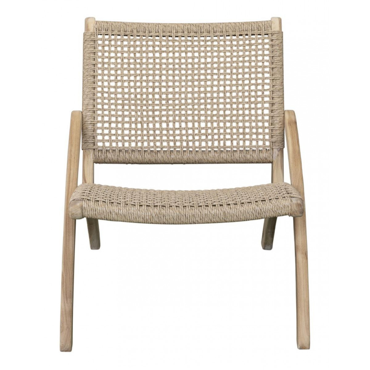 Fauteuil corde marron, DECORATION D’AUTREFOIS