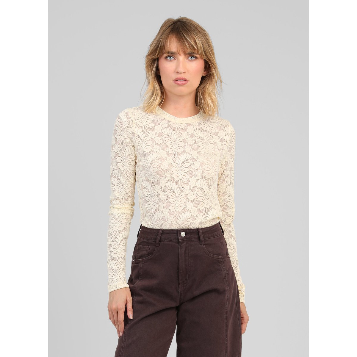 Tee-shirt ALEZANA ecru, AN'GE