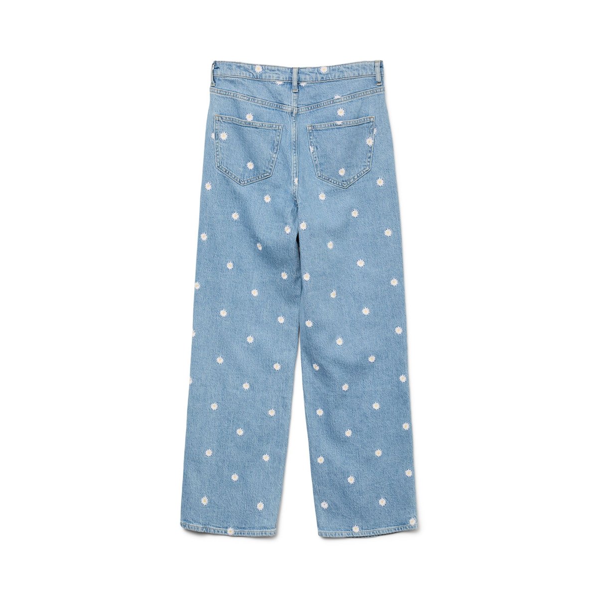 Jean À Coupe Large light blue denim, VERO MODA