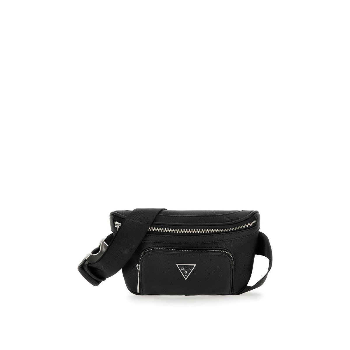 Sac Banane Certosa Saffiano Éco noir, GUESS