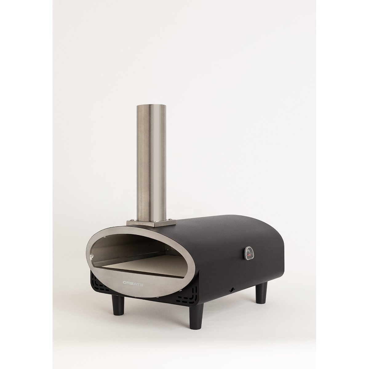 Four à pellets sur pierre PIZZA MAKER ADVANCE noir, CREATE