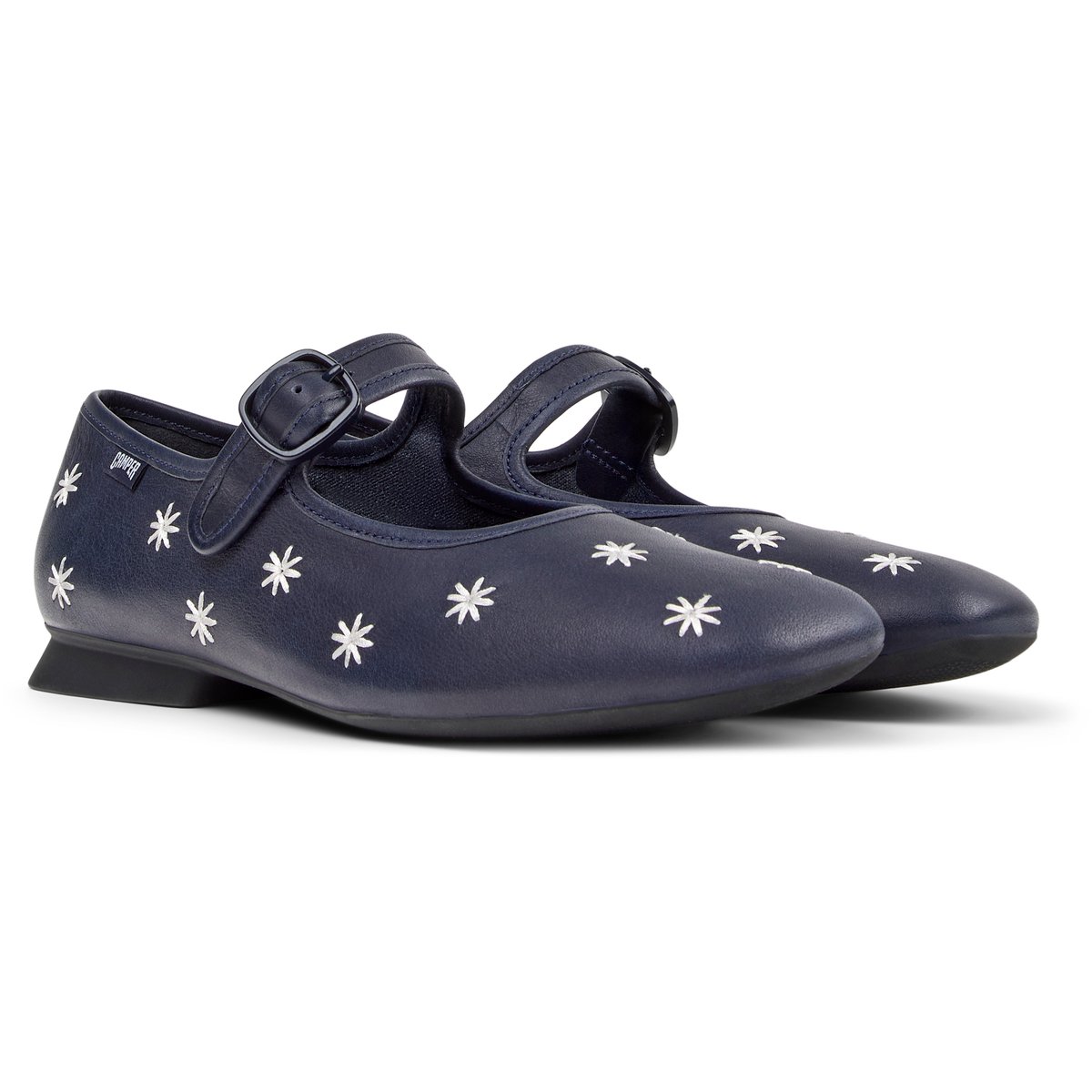 Ballerines Cuir CASI MYRA bleu foncé, CAMPER