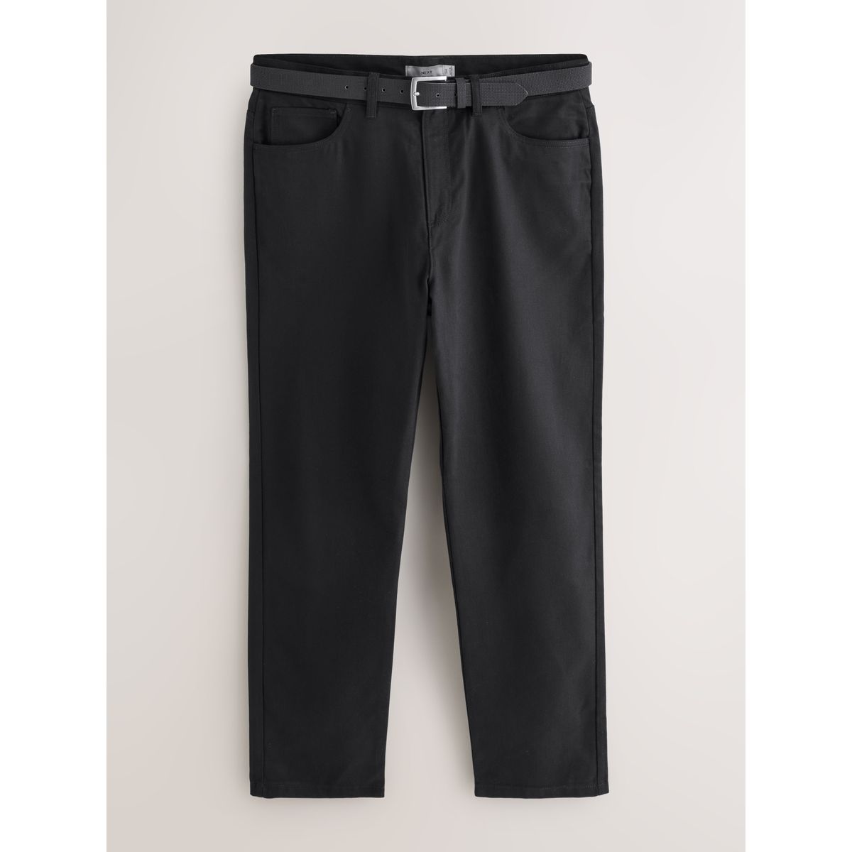 Pantalon chino en lyocell et noir, NEXT