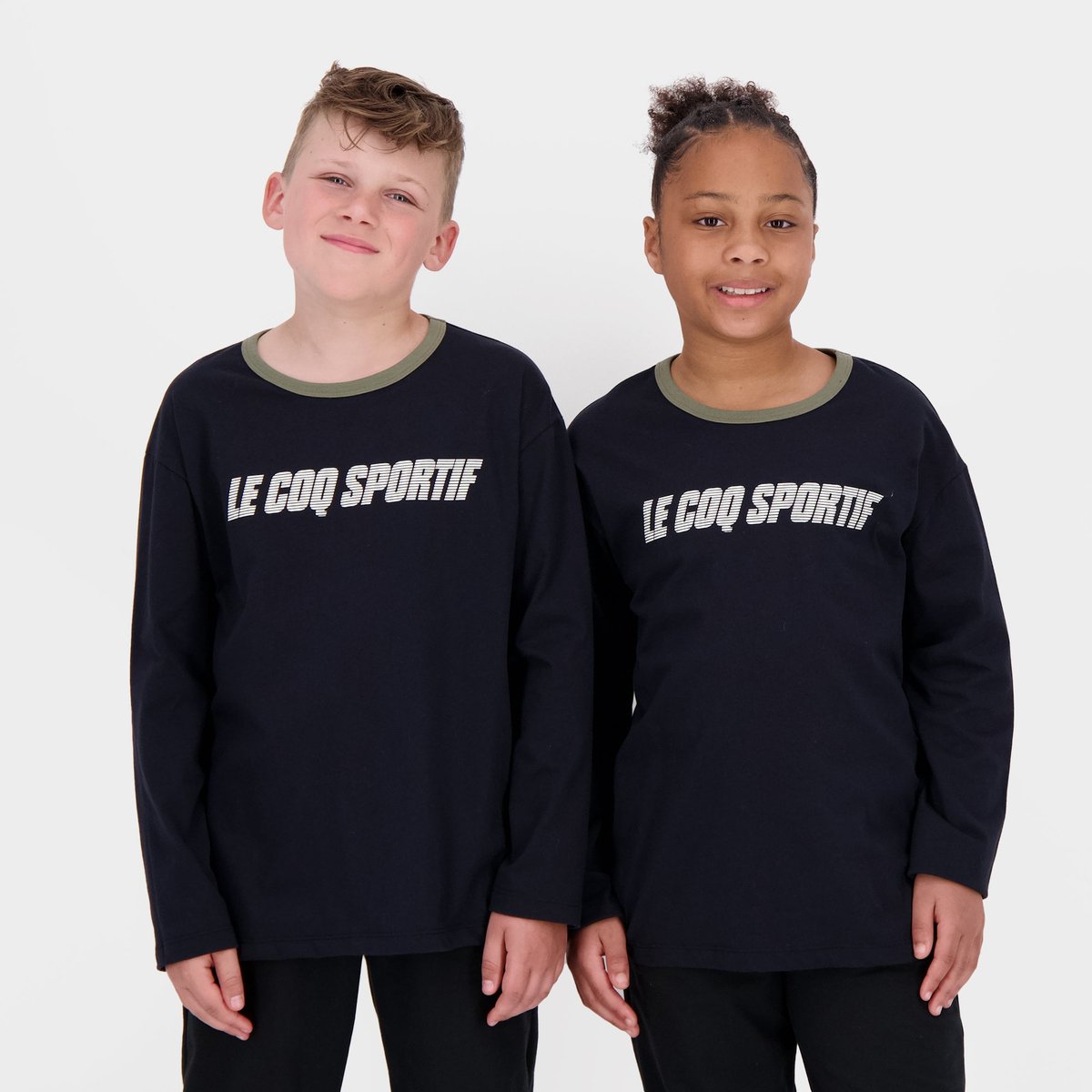 T-shirt manches longues Essentiels black light, LE COQ SPORTIF