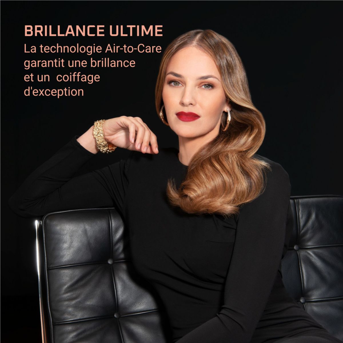 Sèche cheveux professionnel Maestria CV9920C3 noir et cuivrã©, CALOR