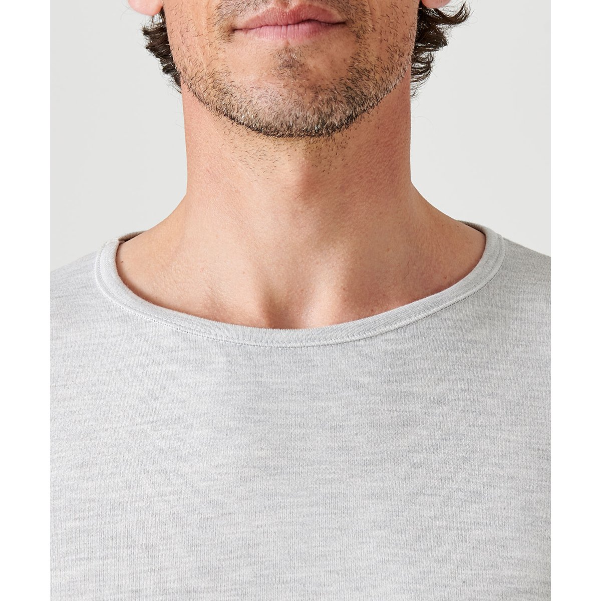 T-shirt manches longues Thermolactyl gris chiné, DAMART