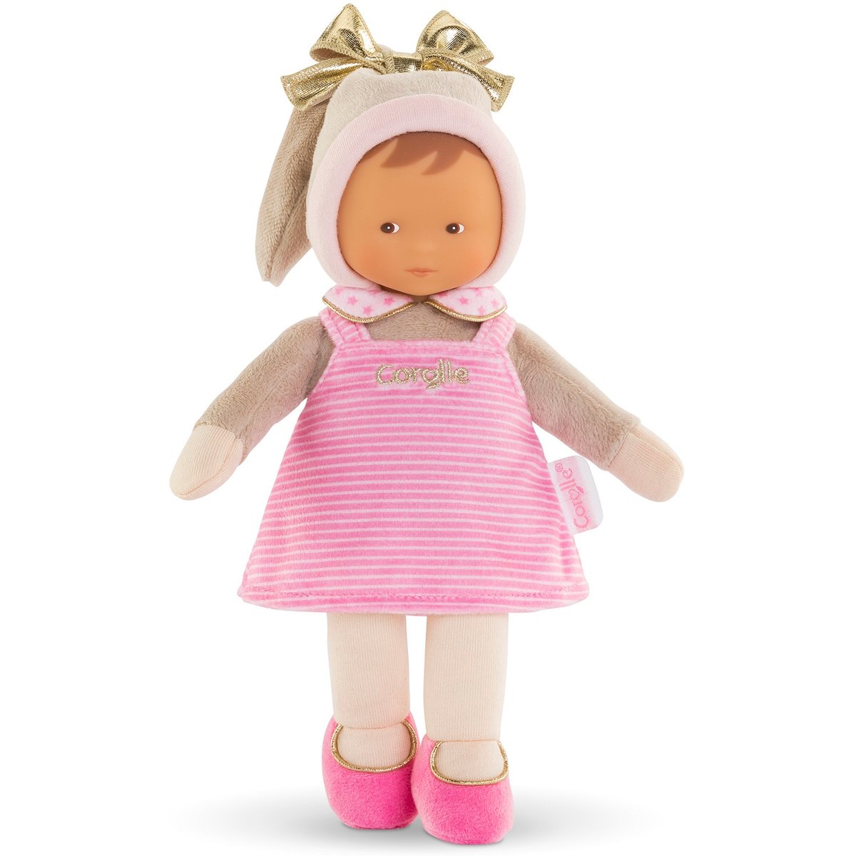 Doudou Miss Rayée Rêves d'Étoiles rose, COROLLE