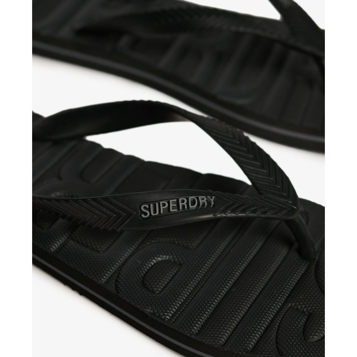 Tongs Core Logo noir, SUPERDRY