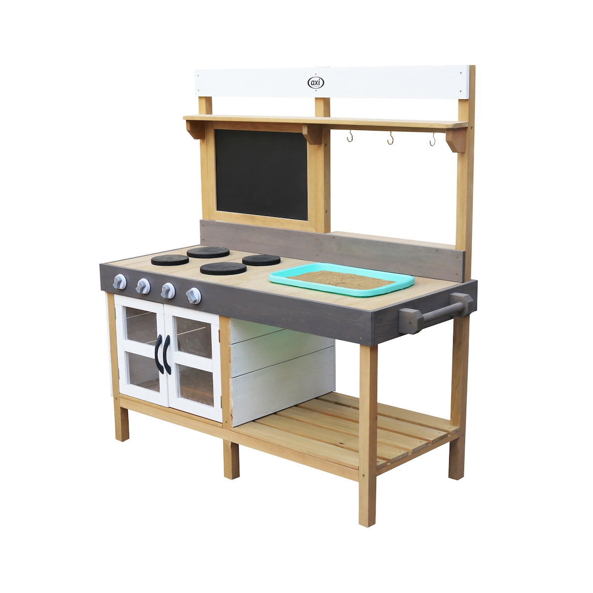 AXI Cuisine en bois intérieur extérieur Rosa 50x115x120cm couleur unique, AXI HOUSE