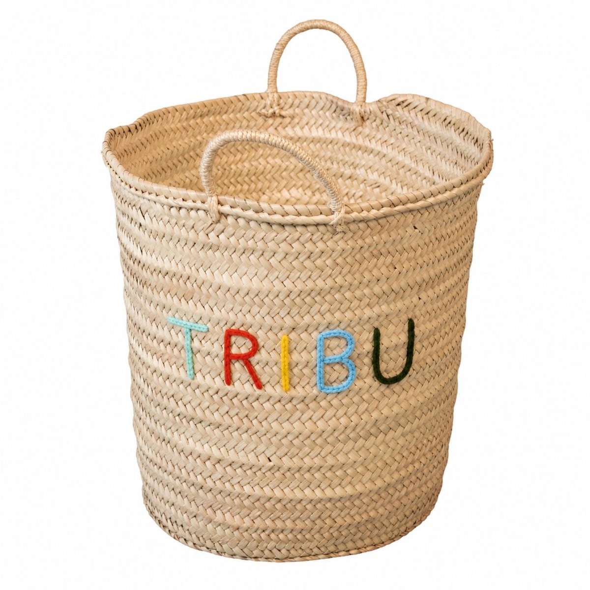 Panier de rangement tressé TRIBU -  LOJI naturel, HOME MAISON