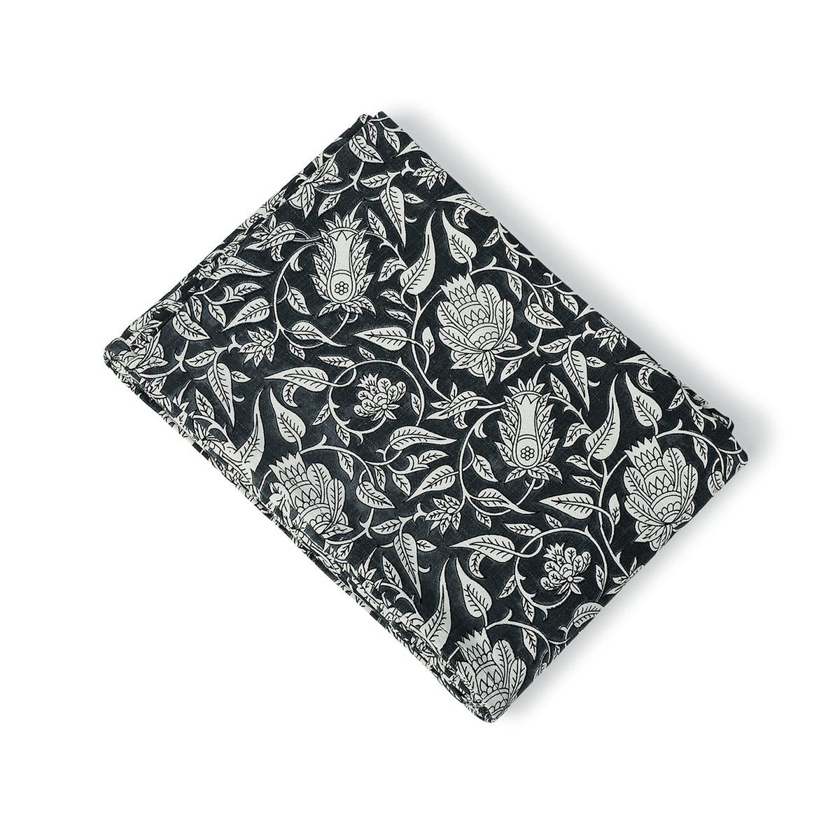 Nappe toile de coton NOIDA fusain, FEBRONIE