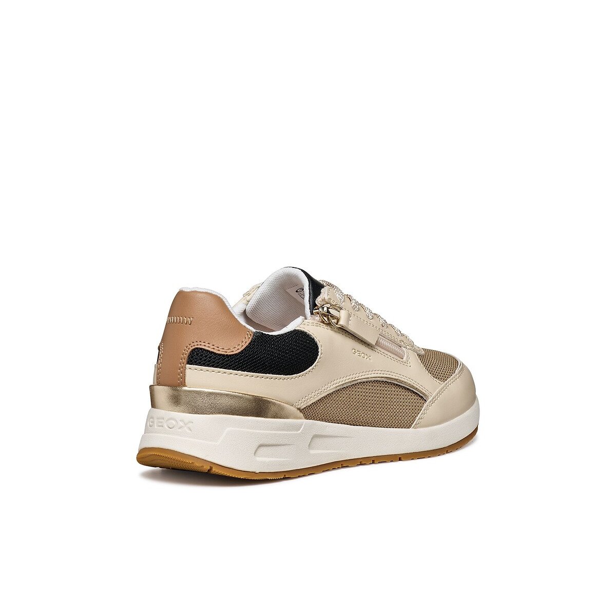 Sneakers traspiranti, BULMYA beige/nero, GEOX