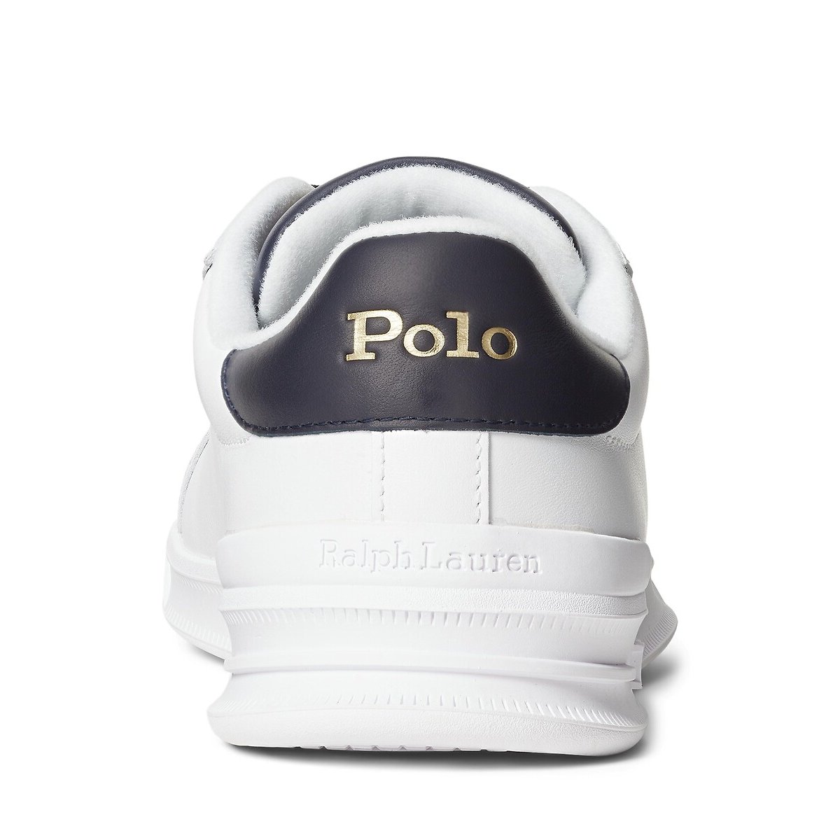Heritage Court Leather Trainers white/navy blue, POLO RALPH LAUREN