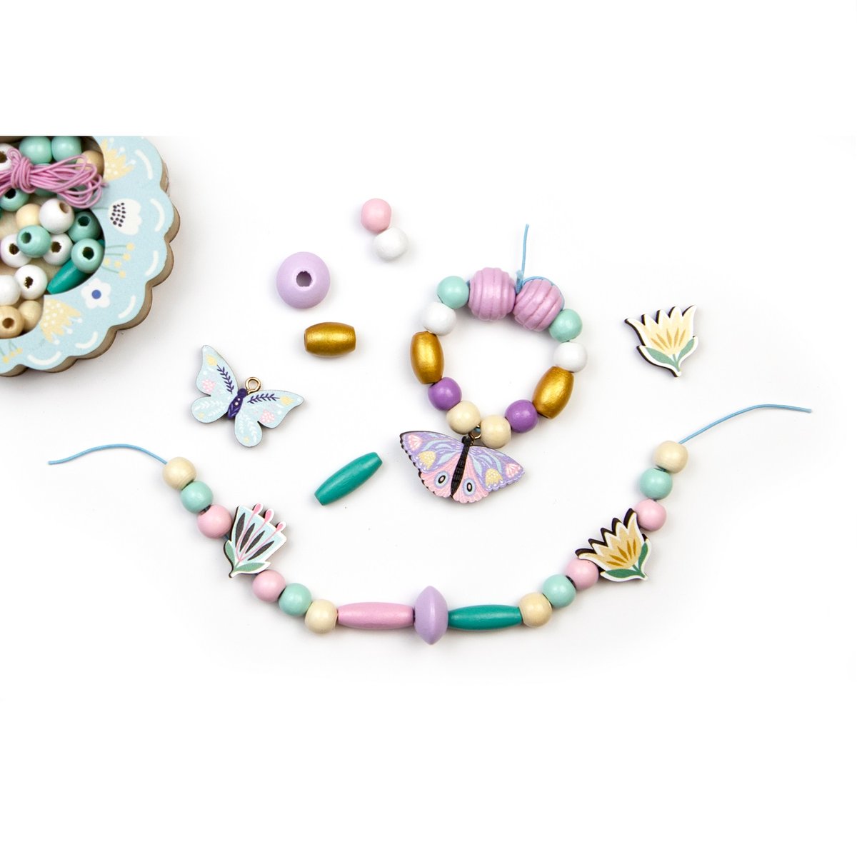 Coffret perles multicolore, SYCOMORE